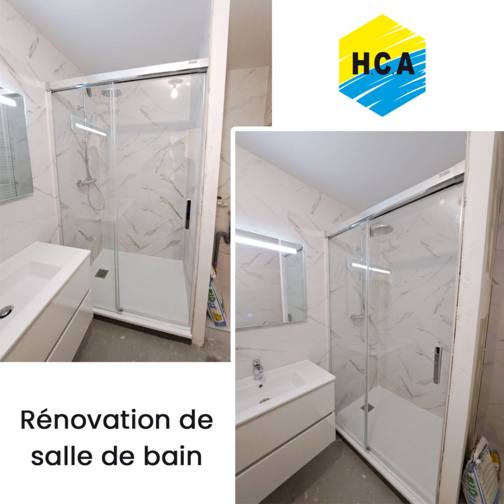 Rénovation d'une salle de bain dans un appartement à Strasbourg (Koenigshoffen)