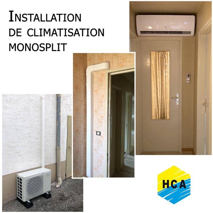 Installation climatisation monosplit à Marlenheim