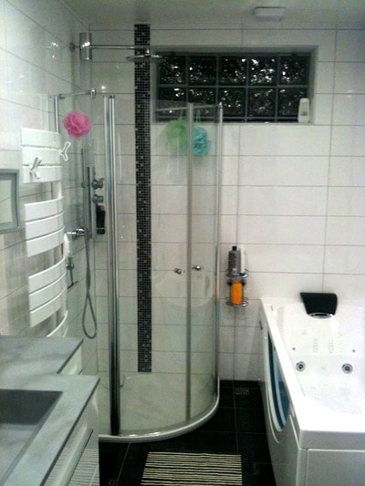 installation de douche et baignoire