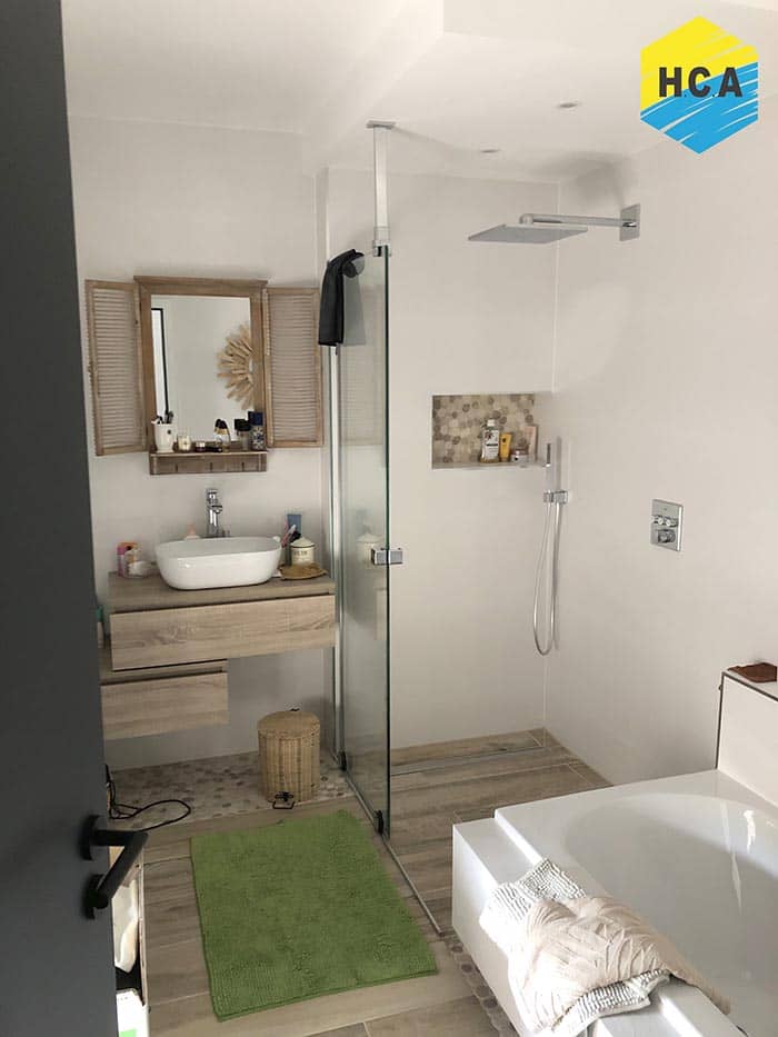Installation d'une salle de bain à La Robertsau, à Strasbourg