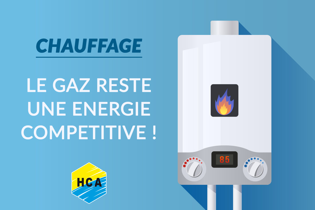 Chauffage : le gaz reste une énergie compétitive !